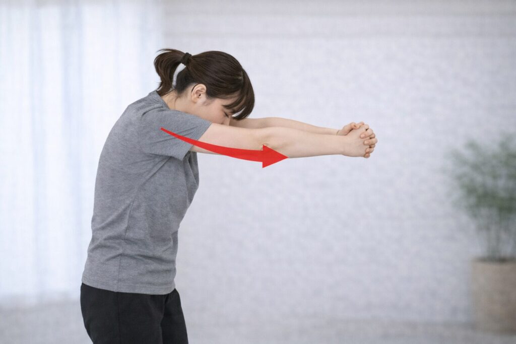 肩こり・僧帽筋・ストレッチ