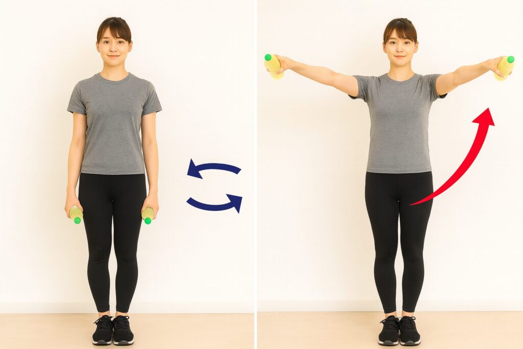 肩こり・三角筋
筋トレ2