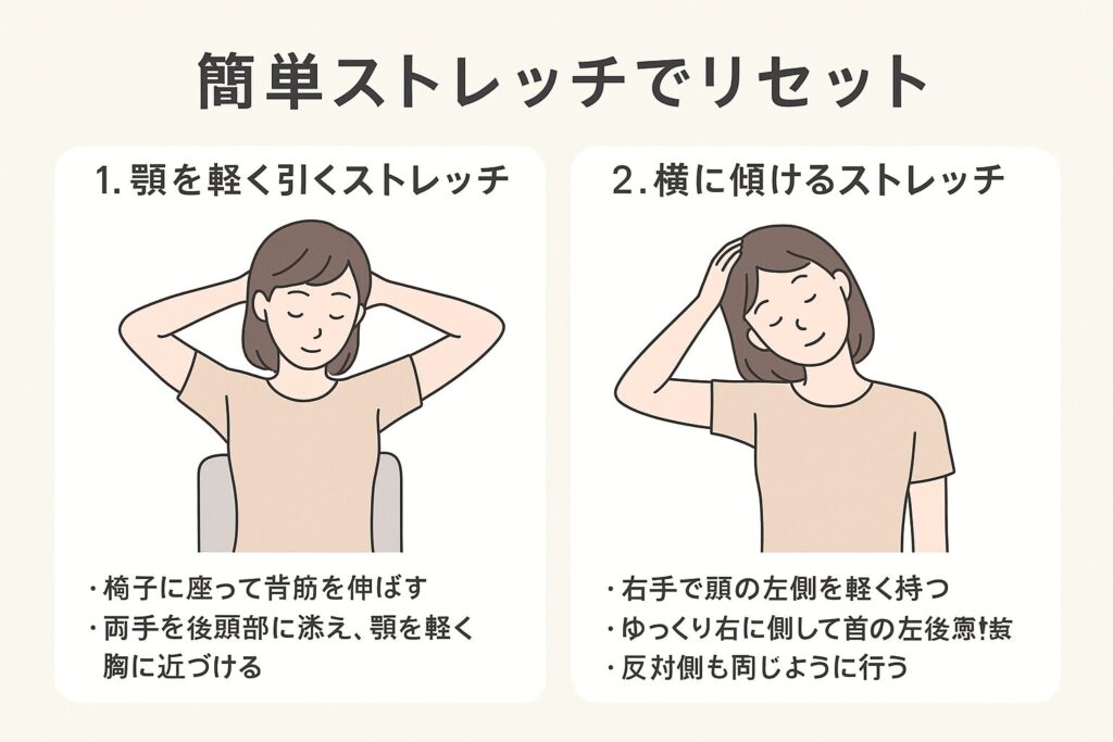 肩こり・頭半棘筋
ストレッチ