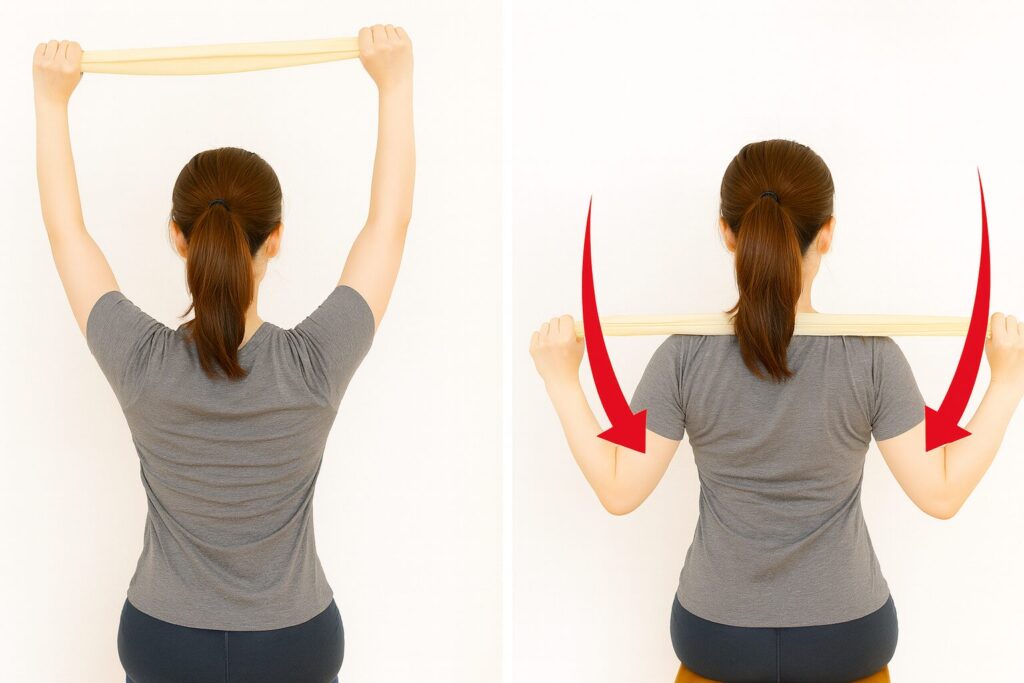 肩こり・三角筋
ストレッチ2