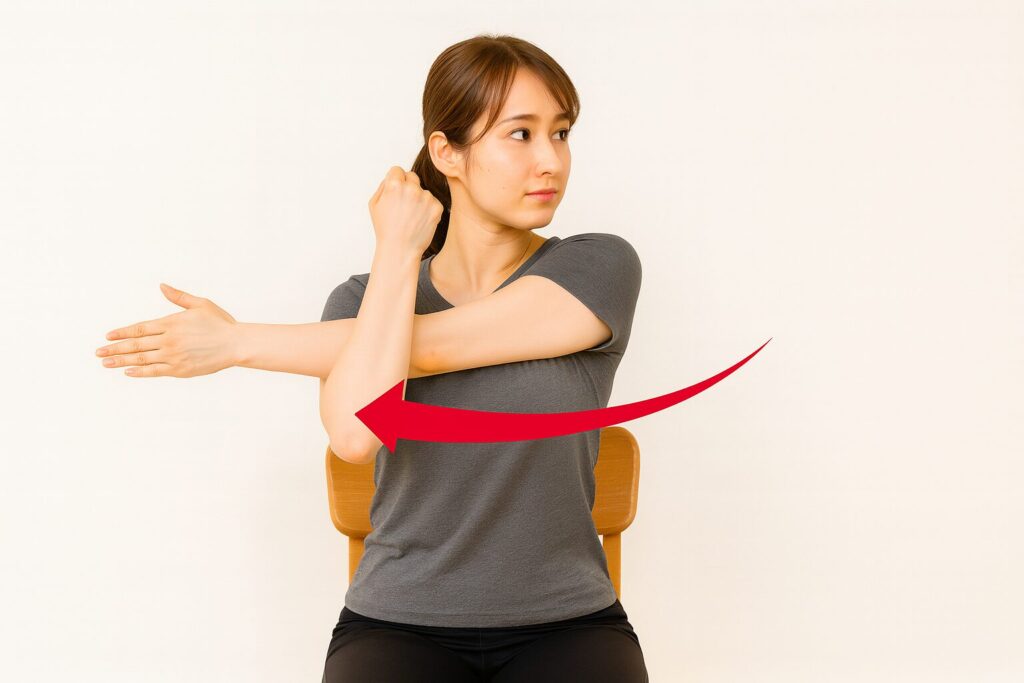 肩こり・三角筋
ストレッチ