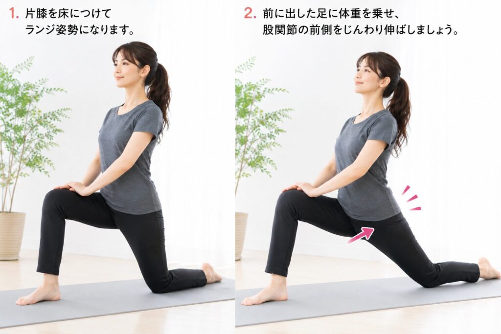 股関節痛・ストレッチ