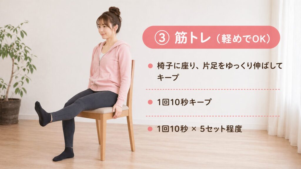 腰痛、大腿四頭筋、筋トレ
