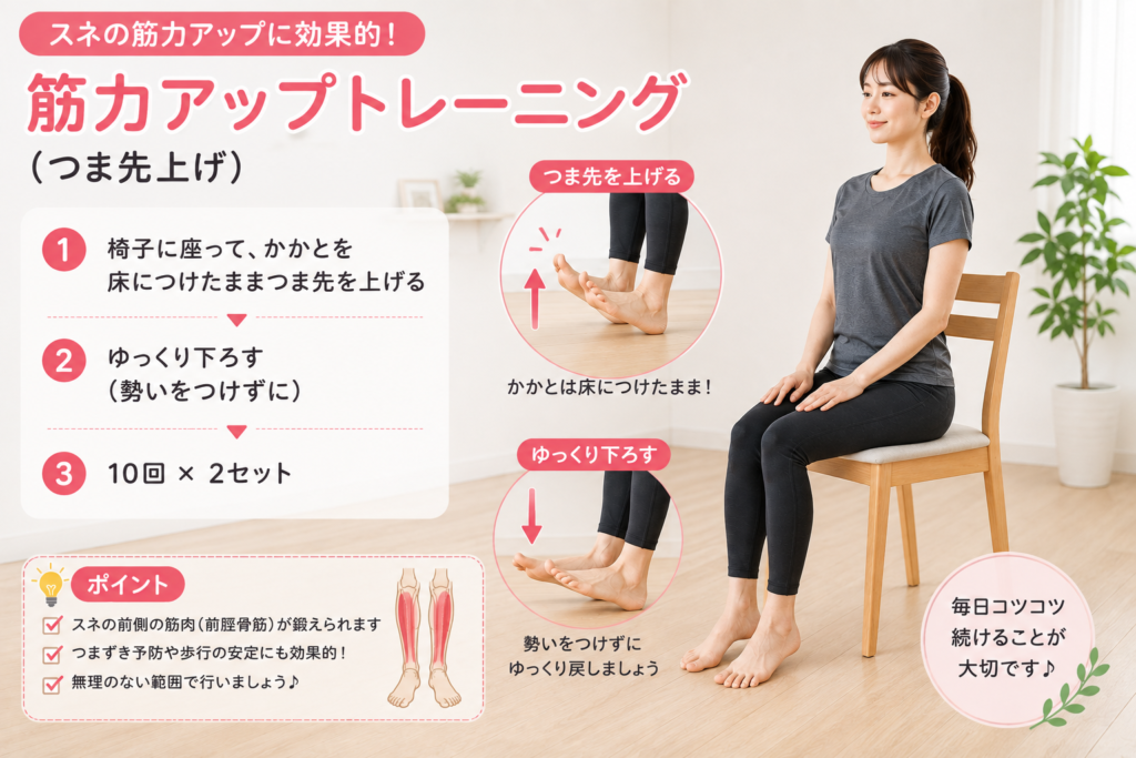 膝関節痛・前脛骨筋・筋トレ