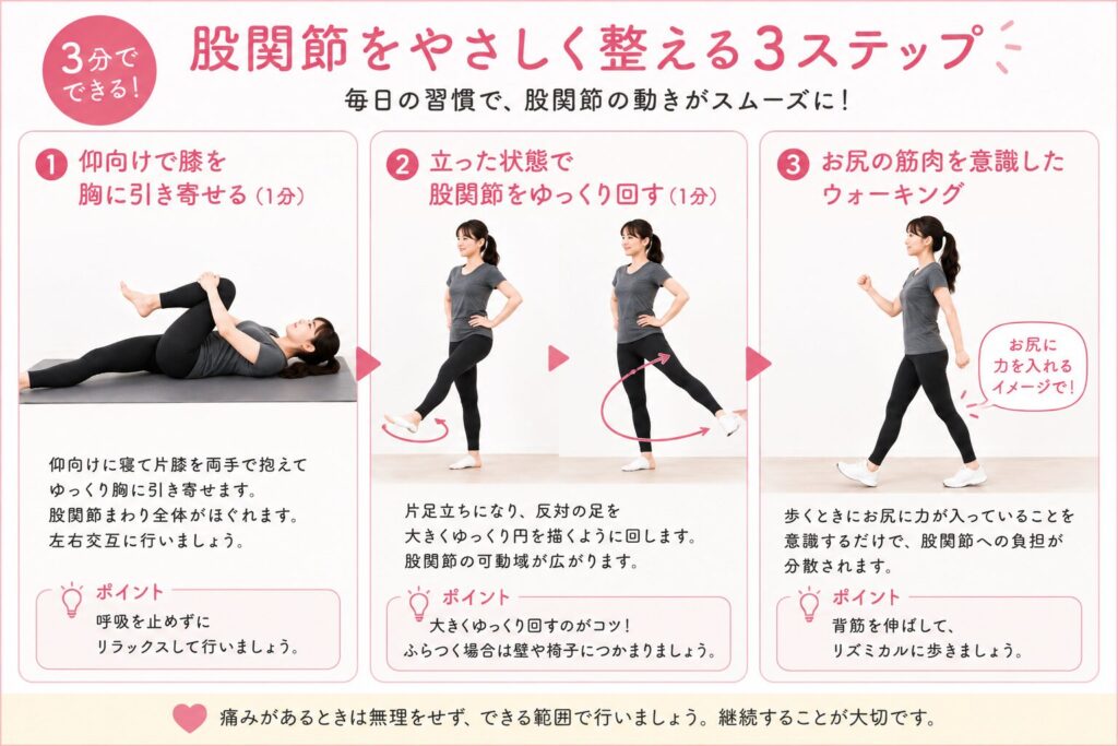 股関節痛・まとめ・運動