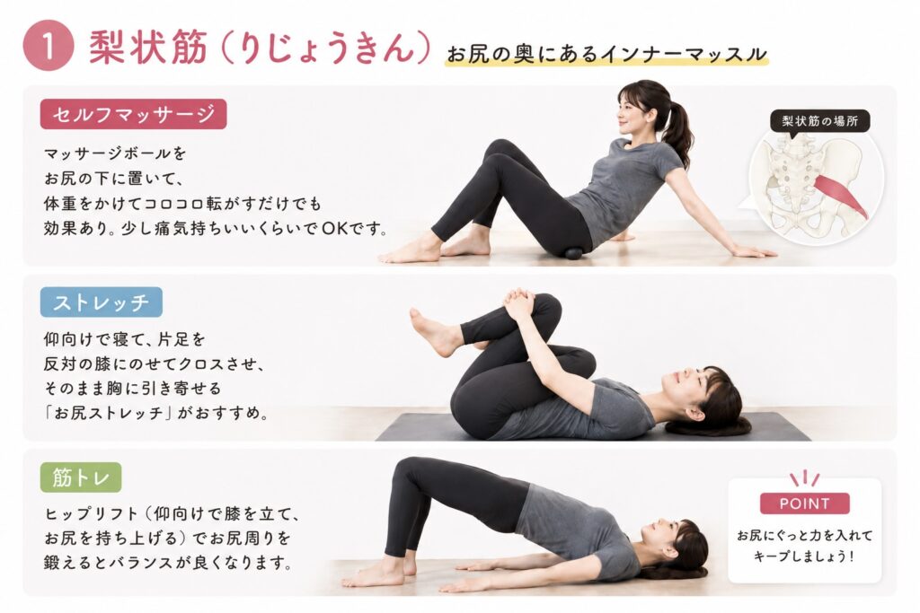 股関節・小さい筋群・梨状筋