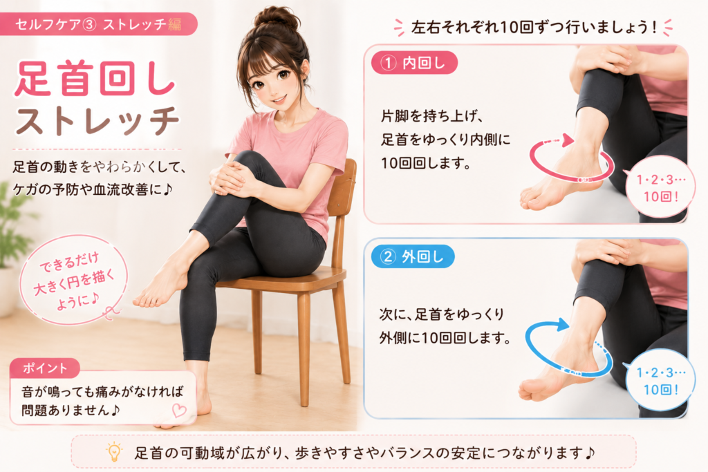 足関節痛２・足首ストレッチ