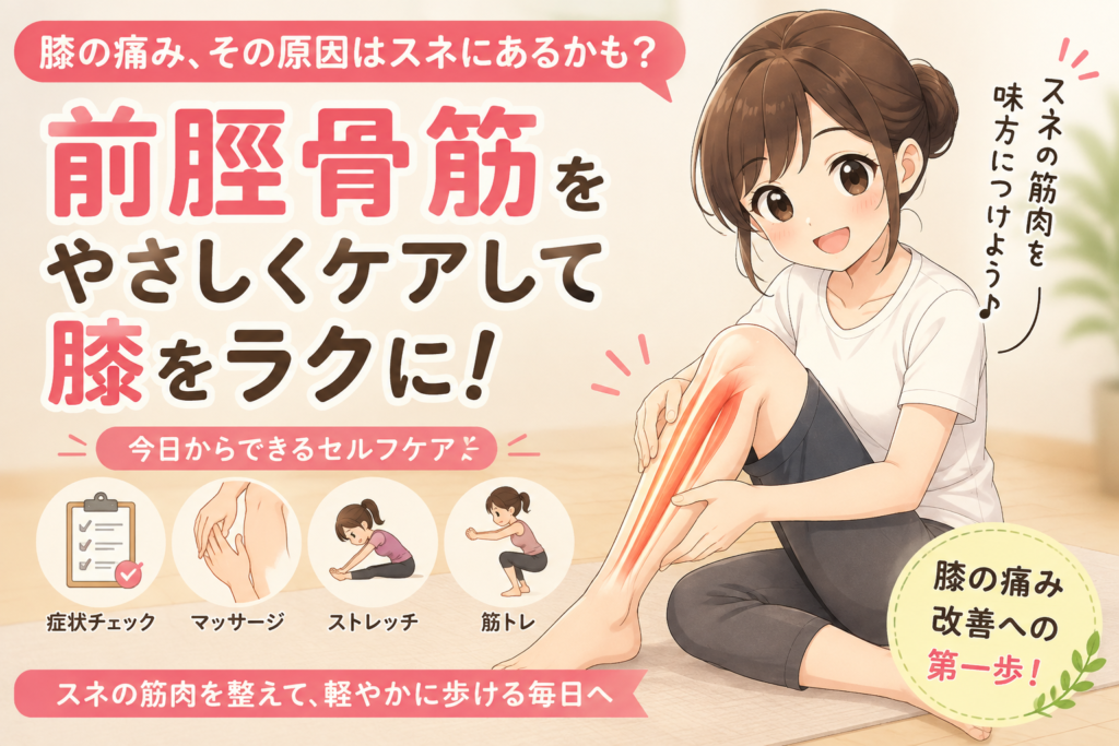 膝関節痛・前脛骨筋・アイキャッチ