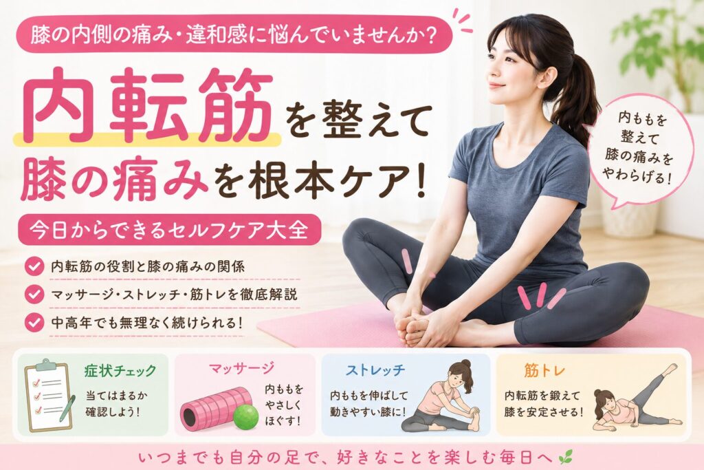 膝関節痛・内転筋・アイキャッチ